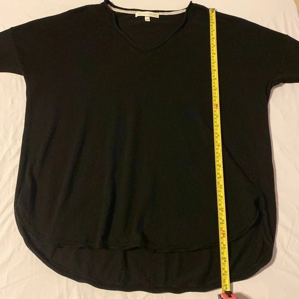 Victoria Secret Black Vneck Sweater Size Medium VGUC - Picture 8 of 8